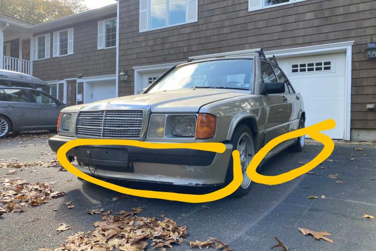 Pre-paintwork Cosworth