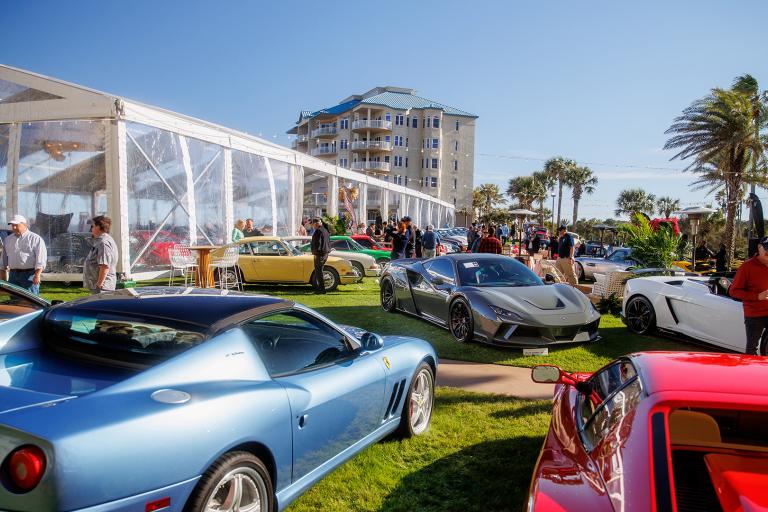 The lawn at Amelia Island.