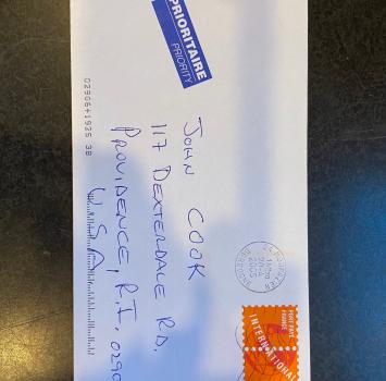 Letter rec'd back from Jeff from St. Croix upon receiving my inquiry. 