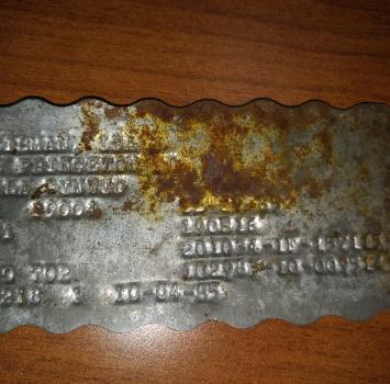 ID plate