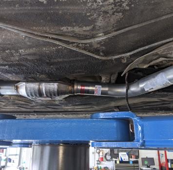 Exhaust install