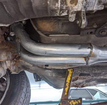 Exhaust install