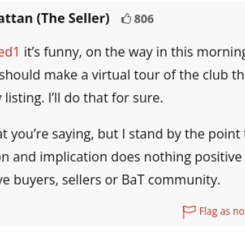 Bring A Trailer comments