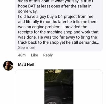 Facebook posts for the overheating RR