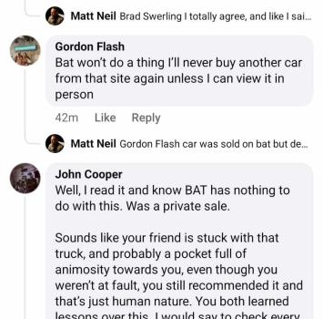 Facebook posts for the overheating RR