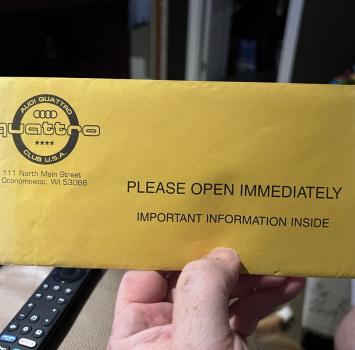 Original Quattro Club USA dealer bundled brochure