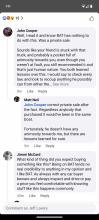 Facebook posts for the overheating RR