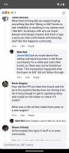 Facebook posts for the overheating RR